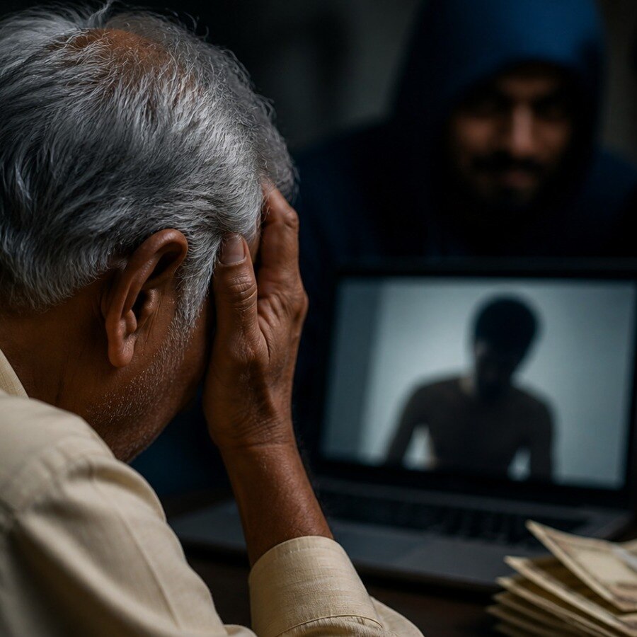 Elderly businessman befriends fraudster on train, loses Rs 8.8 lakh in sextortion