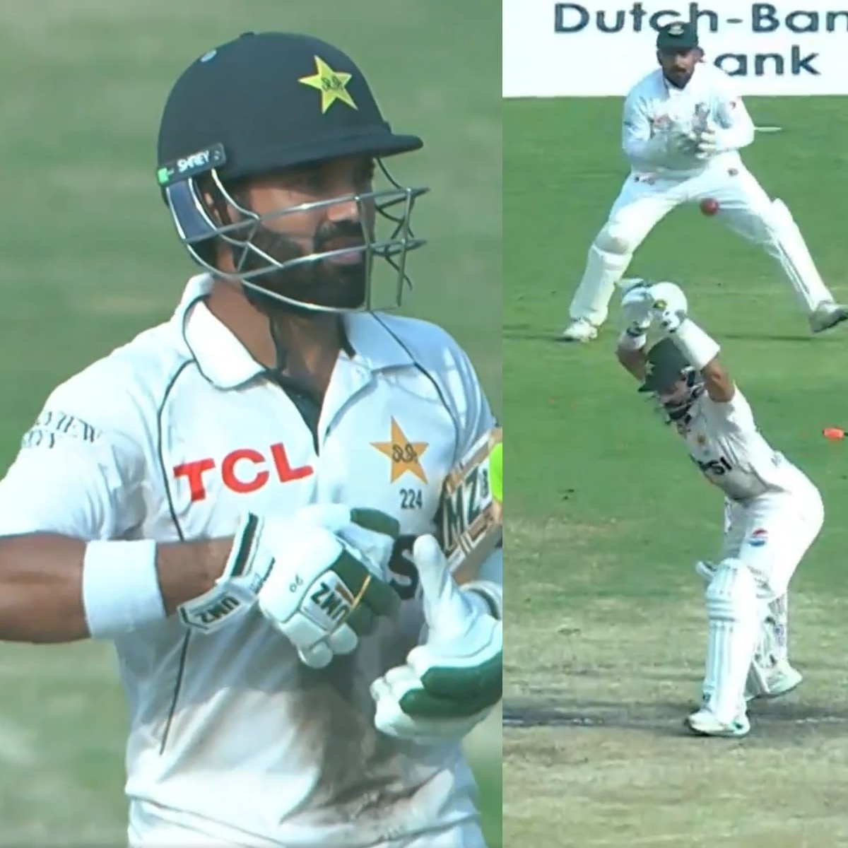 Mohammad Rizwan faces brutal trolling before bizarre dismissal in Mirpur Test: Watch
