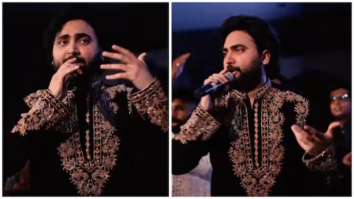 Mohd Danish performed the devotional song, Aigiri Nandini at an event. (Credit: mohd.danish.official) Indian Idol fame Mohd Danish’s Aigiri Nandini performance goes viral. Video