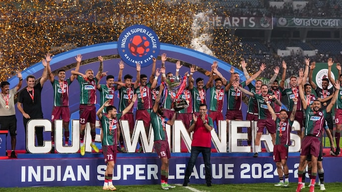 Mohun Bagan are still in the race to become 2025-2026 ISL champions. (PTI Photo) Mohun Bagan ISL 2024-25