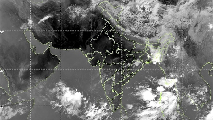 A satellite weather map of India for May 26. (Photo: IMD) Monsoon delayed: When will rain and cool winds now arrive?