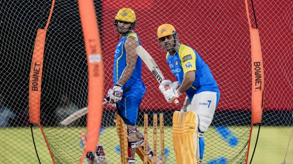 Farewell on IPL return? MS Dhoni trains before CSK vs SRH, sparks buzz