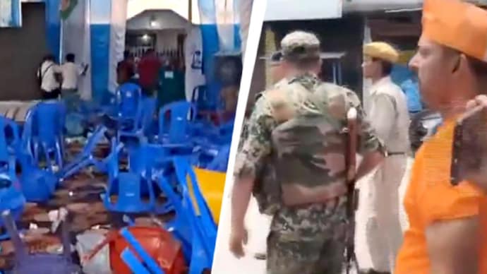 West Bengal Election Results: From Cooch Behar to Asansol, TMC workers chased and attacked; BJP urges restraint - India Today