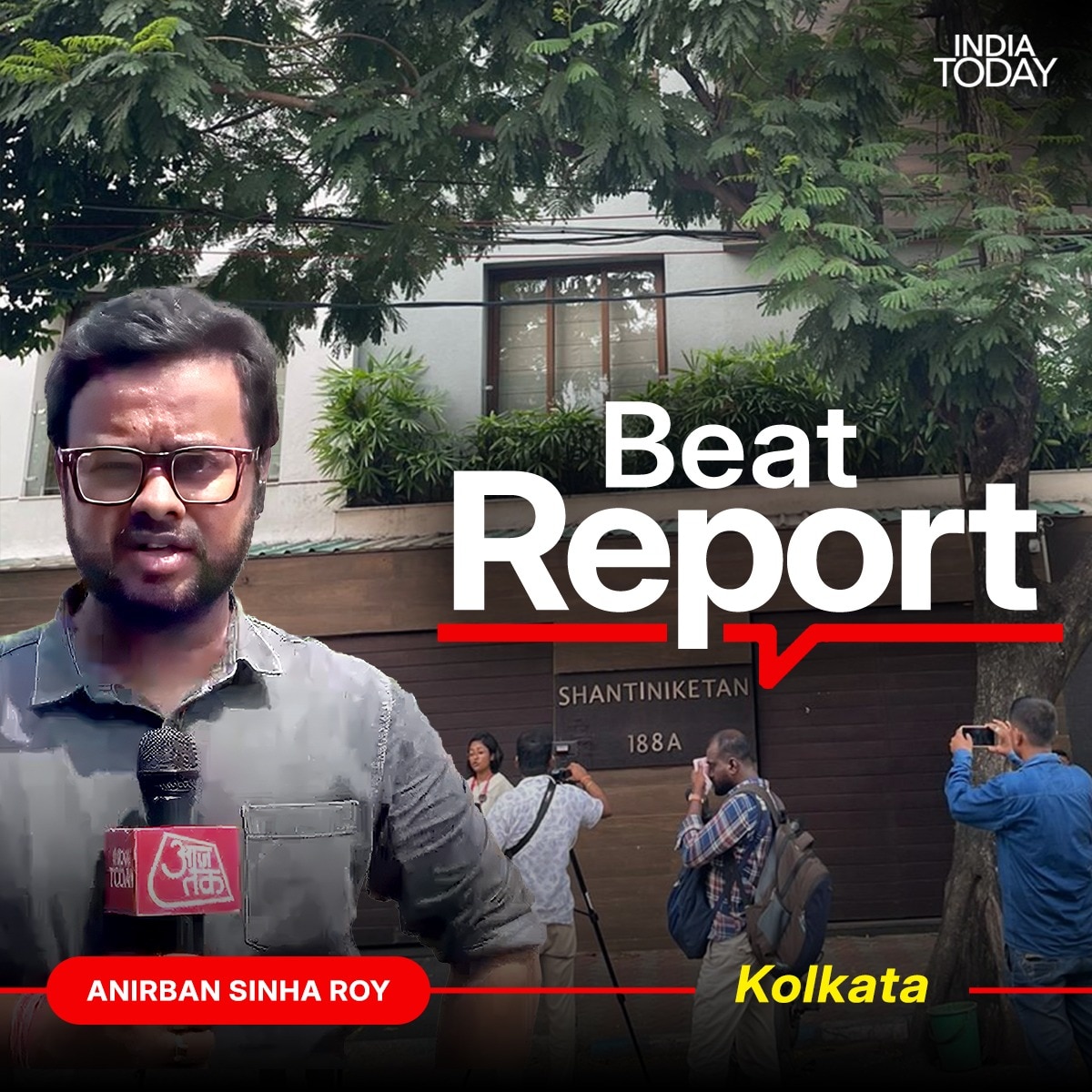 Tense scenes outside Abhishek Banerjee’s Kolkata home as police move in