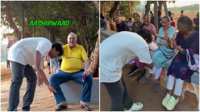 Mumbai man goes around asking strangers for aashirwaad, here's what it led to