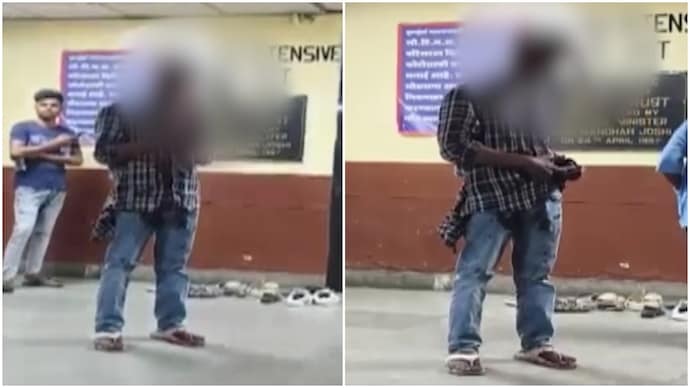 Mumbai man walks into hospital with machete stuck in head, doctors save him Mumbai man walks into hospital with machete stuck in head, doctors save him