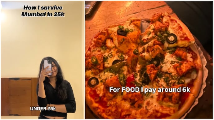 Mumbai student shares how she survives in the city on a Rs 25,000 monthly budget (Photos: Ayushi/Instagram) Mumbai student shares how she survives in the city on a Rs 25,000 monthly budget
