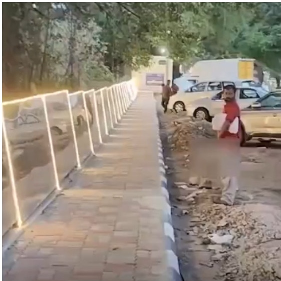 Mysuru man caught urinating in front of mirror wall meant to shame offenders