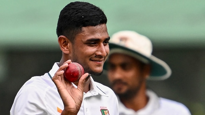 Nahid's five-wicket haul rattled Pakistan in the first Test (Courtesy: AFP) Nahid Rana
