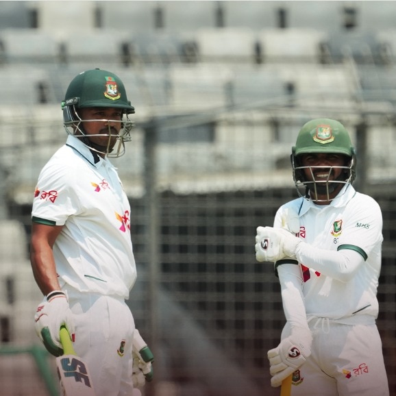 Najmul Shanto grinds Pakistan down as Bangladesh seize edge in Mirpur Test