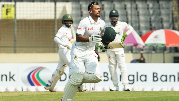 Najmul Hossain Shanto helped Bangladesh take a lead of 179. Courtesy: Bangladesh Cricket Najmul Hossain Shanto
