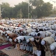 Namaz on road Namaz on road
