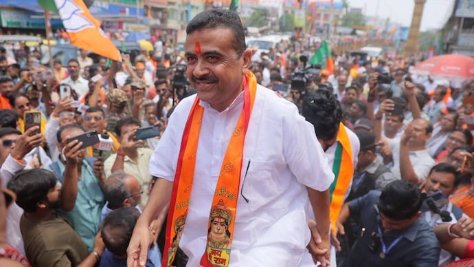 Suvendu Adhikari claiming signs of Hindu consolidation and a “crack” in Muslim voting patterns Nandigram Exit Poll: Suvendu faces TMC's Pabitra Kar and Congress leader Sekh Jariatul Hossain