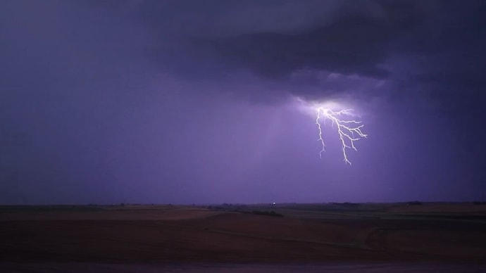 Near-continuous lightning illuminates a churning storm cloud over Nebraska and Iowa, on the night of May 15, 2026, in a real-time video that stopped the internet cold. (Photo: X/@PappenheimWx) Near-continuous lightning illuminates a churning storm cloud over Nebraska and Iowa, on the night of May 15, 2026, in a real-time video that stopped the internet cold. (Photo: X/@PappenheimWx)