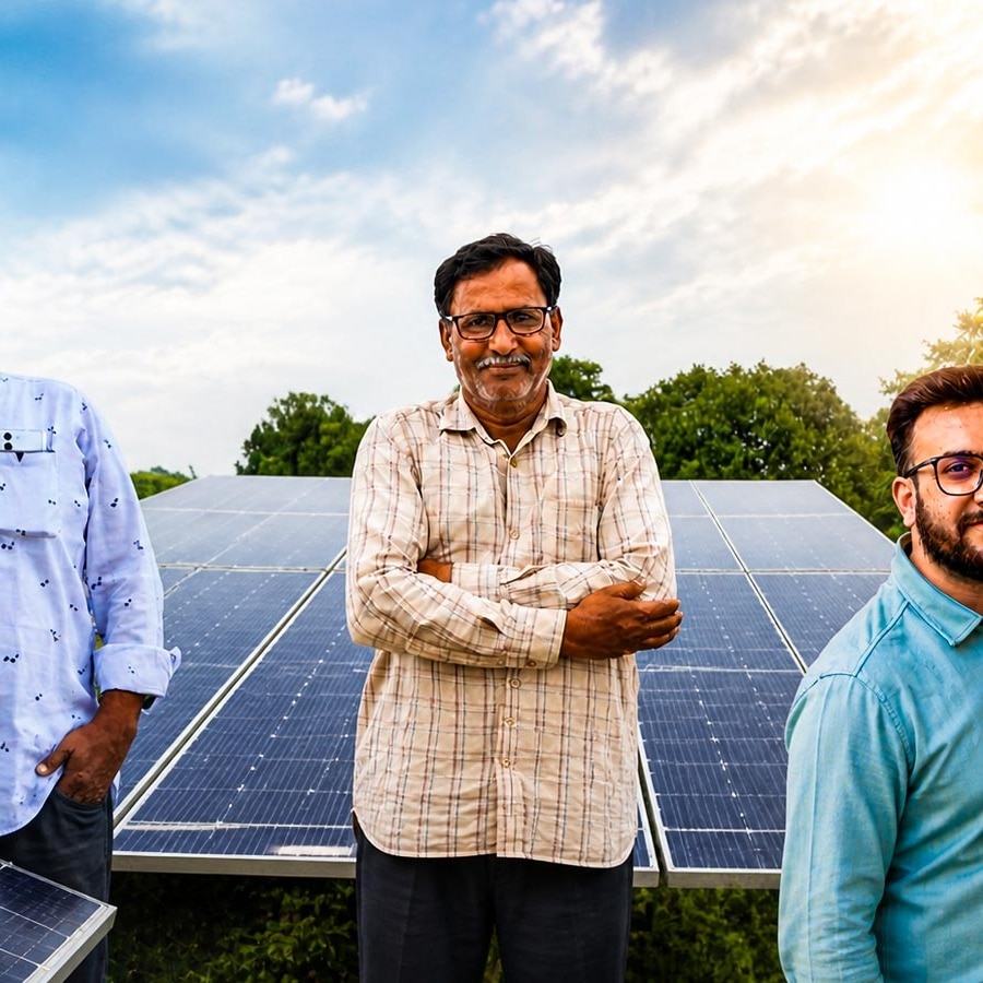 neighbour effect envy pradhan mantri surya ghar yojana solar panels installation renewable energy in india subsidy