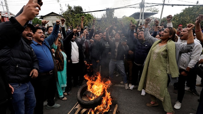 Opposition parties have strongly raised the issue in the ongoing Parliament session. Nepal protest