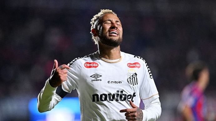 Neymar has come under the scanner for a scuffle with a Santos teammate. (Reuters Photo) Neymar