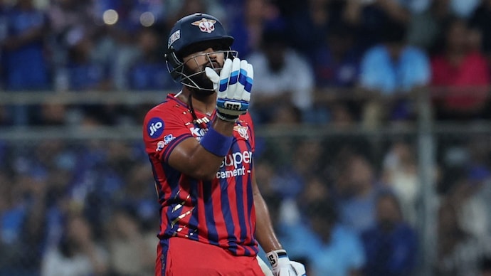 Nicholas Pooran smashed 63 off 21 against MI. Courtesy: Reuters Nicholas Pooran