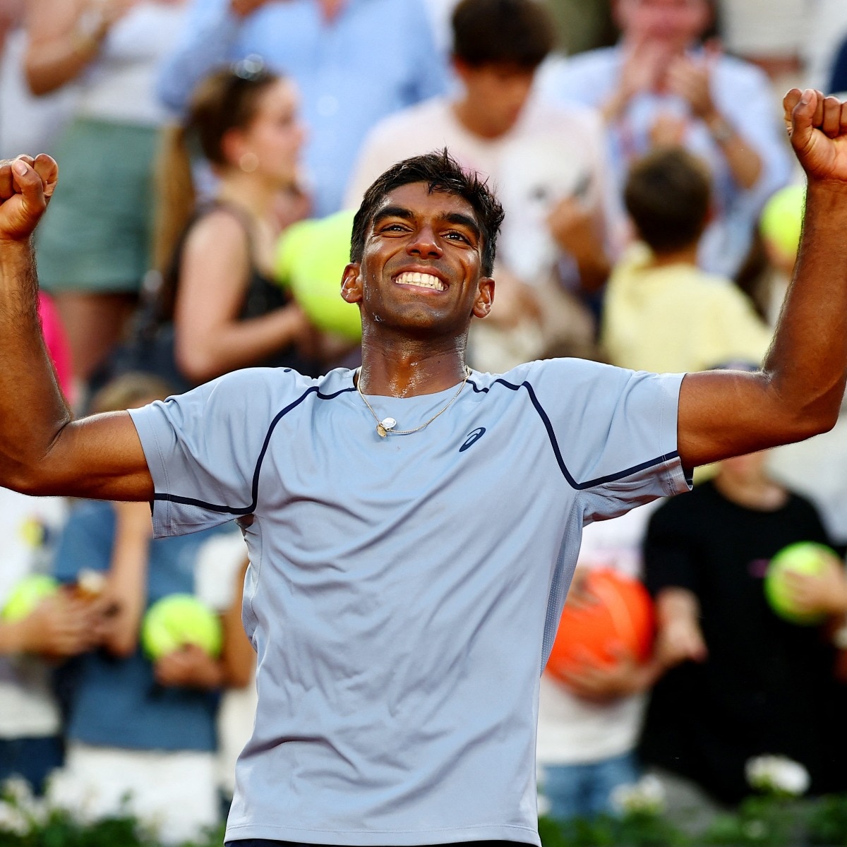Who is Nishesh Basavareddy? 21-year-old Indian-origin man ousts Fritz at French Open