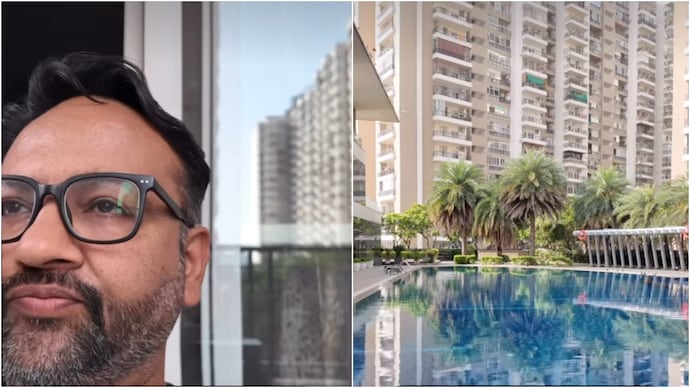 A video showing the reality of living in a Noida high-rise society has gone viral. (Photo: Instagram) noida