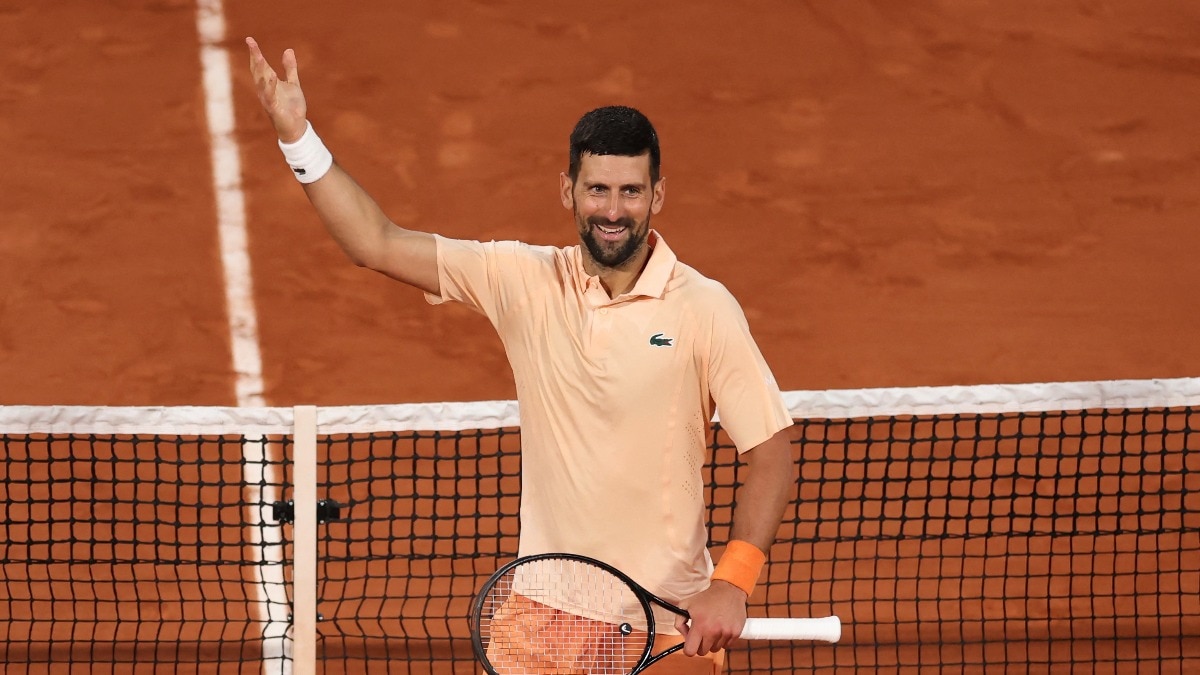 French Open 2026: Novak Djokovic survives early scare, dances his way into second round