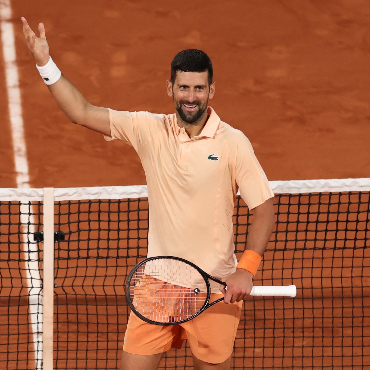 Novak Djokovic survives early scare, dances his way into second round