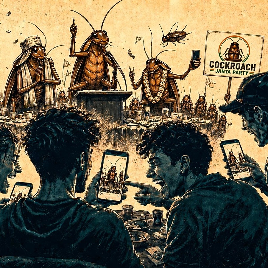 Laugh with Cockroach Janta Party, then move on to the next joke