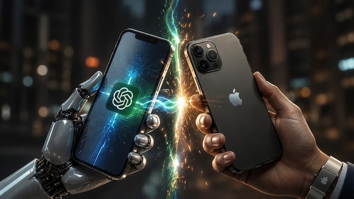 OpenAI is reportedly targeting for mass production to start in early 2027. (Representational image made by AI) OpenAI AI phone