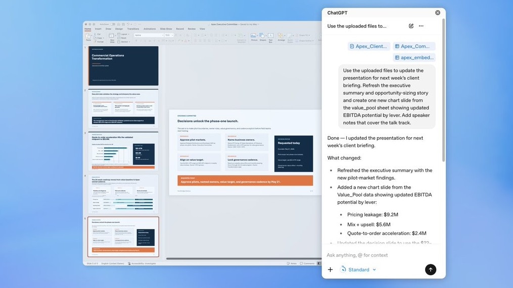 OpenAI Adds ChatGPT Integration to Microsoft PowerPoint