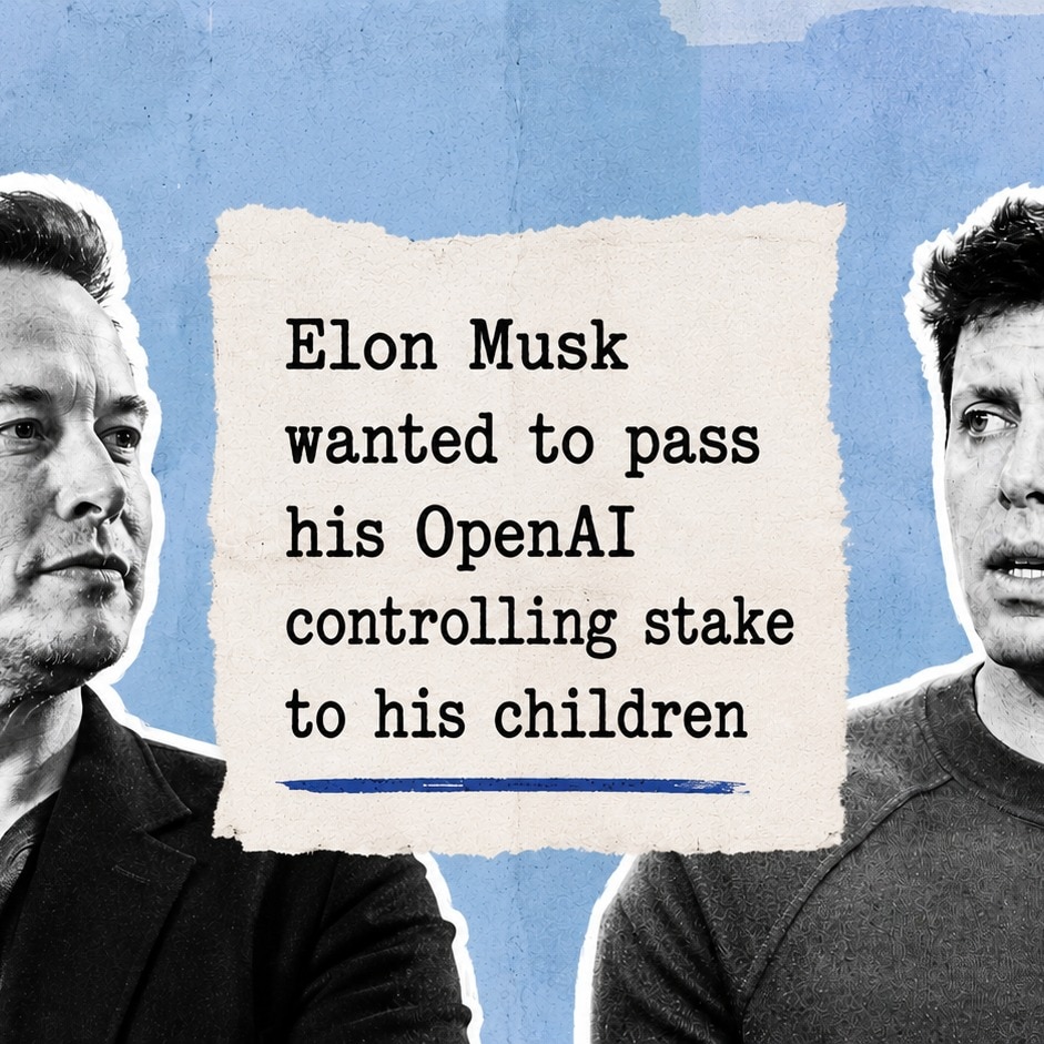 Sam Altman says Elon Musk wanted his children to inherit OpenAI