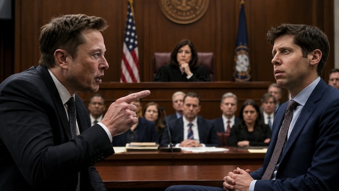 The courtroom battle between Elon Musk and OpenAI has entered its final phase. (Representational image, generated from AI)