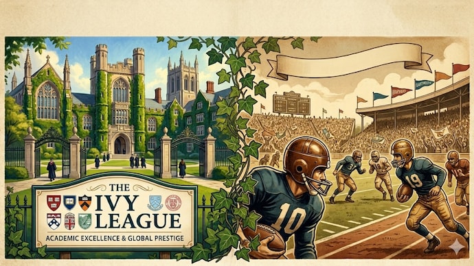 Originating from campus ivy-planting traditions and sports rivalries, it formally emerged through agreements regulating college athletics.