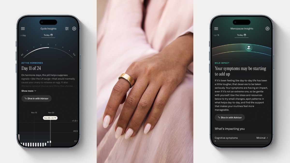 Oura smart ring has introduces hormonal health tracking to the Oura App Oura ring hormonal health