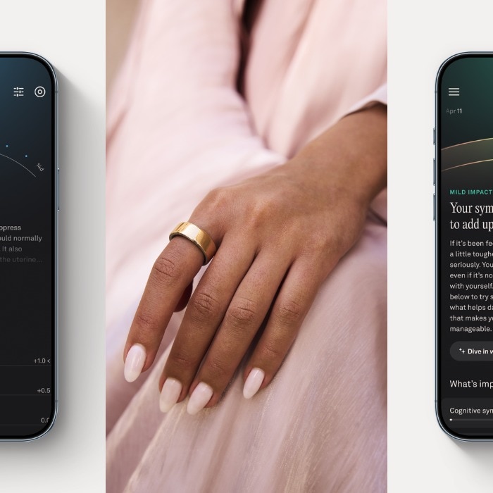 Oura smart ring introduces two new features to help women track hormonal health