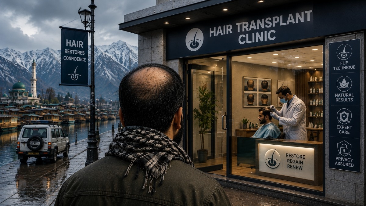 Mohammed Usman Jatt, alias 'Chinese', told investigators he had suffered severe hair loss for years and believed hair transplants were only available in the West before coming to India. (Image for Representation: AI) Pak terrorist ditches mission in India, goes for hair transplant, held in Kashmir.