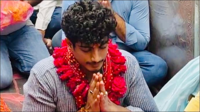 Palash Muchhal visited the temple amid the legal case (Photo: Instagram/Palash Muchhal) Palash Muchhal disables Instagram comments after Smriti's friend files case