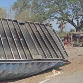 Maharashtra: 13 killed as speeding container crashes into tempo in Palghar