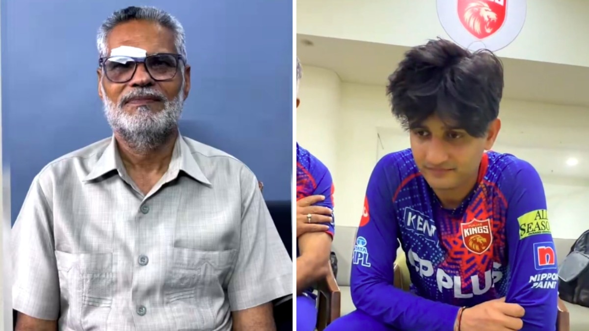PBKS make heartwarming gesture for elderly fan struck by ball in Mullanpur