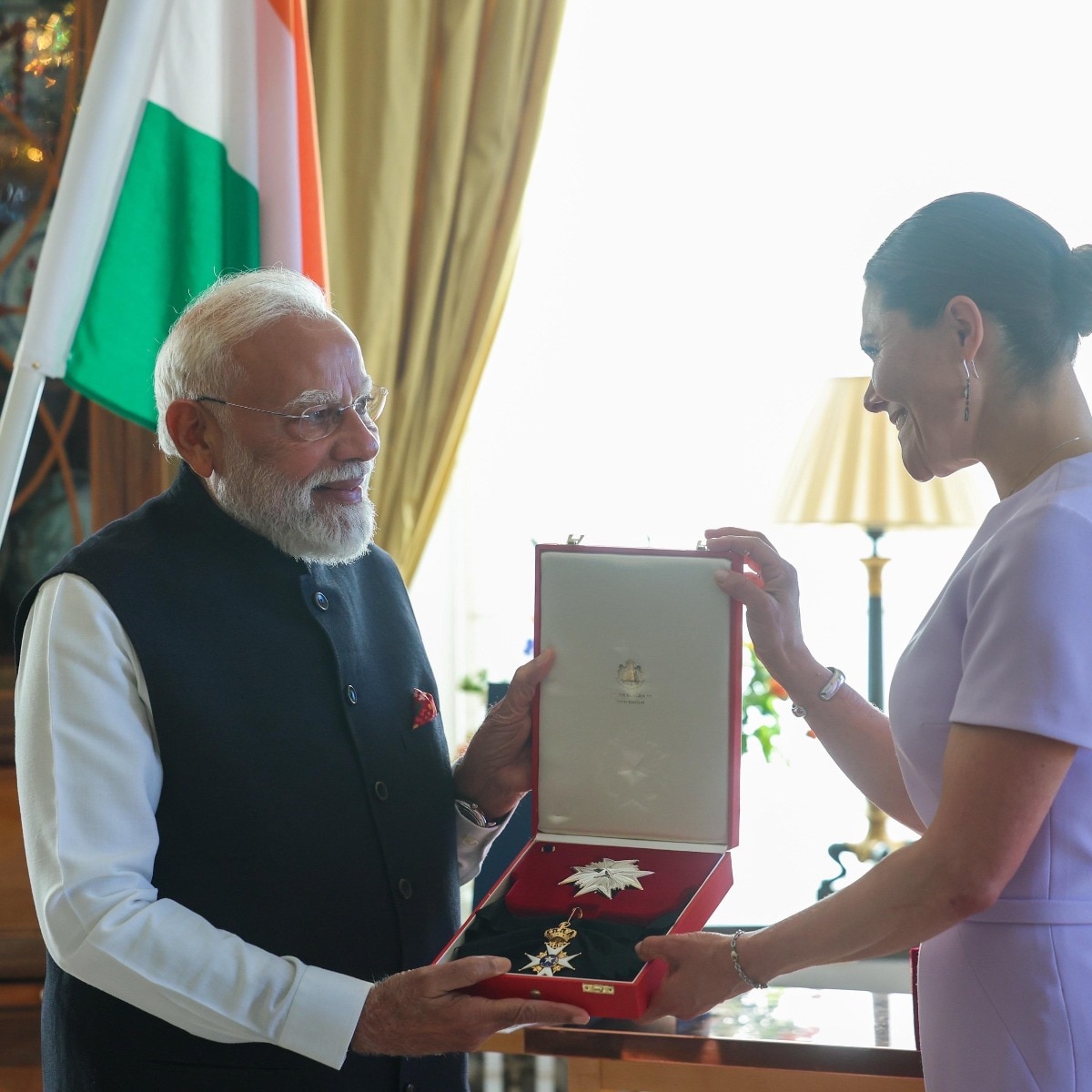 PM Modi receives Sweden's Royal Order of Polar Star, his 31st global honour