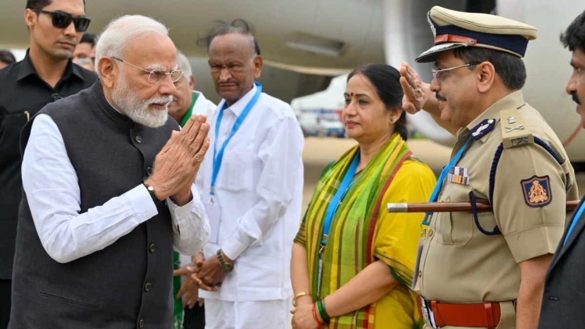 X) pm modi Bengaluru visit