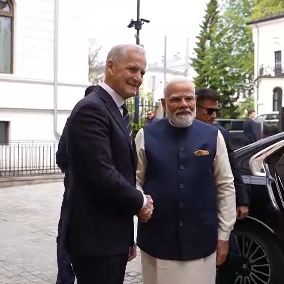 PM Modi meets Norwegian counterpart, first Indian PM visit to Norway in 43 years