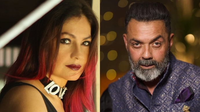 Pooja Bhatt (left), Bobby Deol (right). (Photo: Instagram)