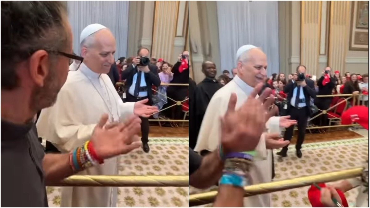 El Papa León XIV haciendo la tendencia furiosa ‘6-7’ no estaba en la tarjeta de bingo de 2026 de nadie