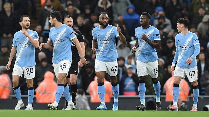 Semeneyo, Marmoush and Savinho got the goals for City (Courtesy: Reuters) Premier League