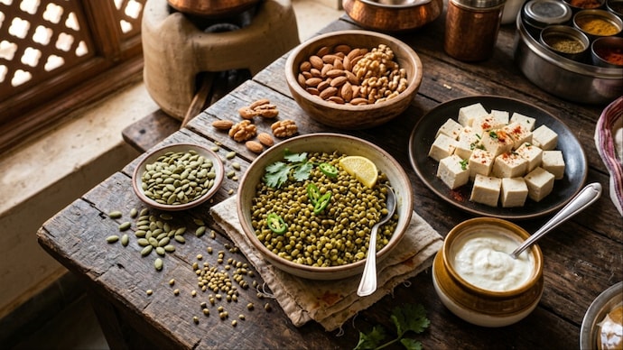 High-protein Indian breakfasts without eggs: Easy, budget friendly ideas (PHOTO:AI) protein foods
