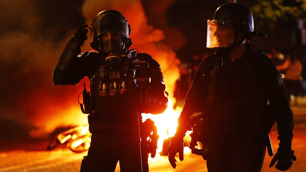 UEFA Champions League Final | PSG fans set fires, scuffle with police after title win: Watch