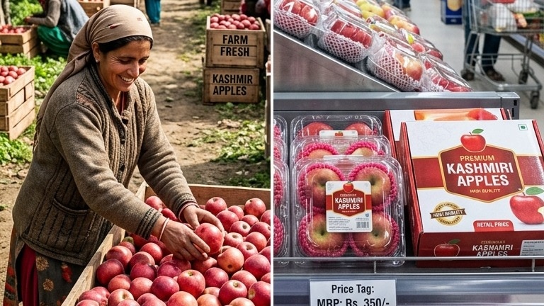 Why are apples cheaper in Kashmir but expensive in metro cities?