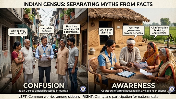 A fresh explainer addresses common myths around India's census, from privacy concerns to who gets counted.