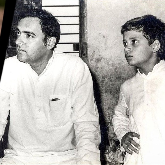Papa, I’ll fulfil your dream: Rahul Gandhi’s tribute to Rajiv Gandhi with rare pic