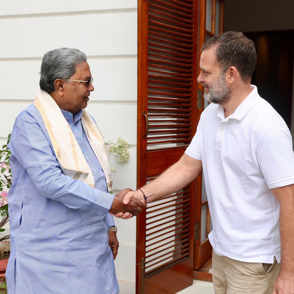 Rahul Gandhi praises Siddaramaiah’s 'sacrifice', he draws line on deputy CMs
